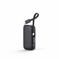PowerFlex 5KPD 20W Powerbank with Built-In USB-C Cable Black