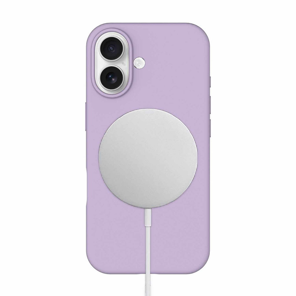 Silicone MagSafe Case iPhone 17e/16e/15/14/13 Lavender