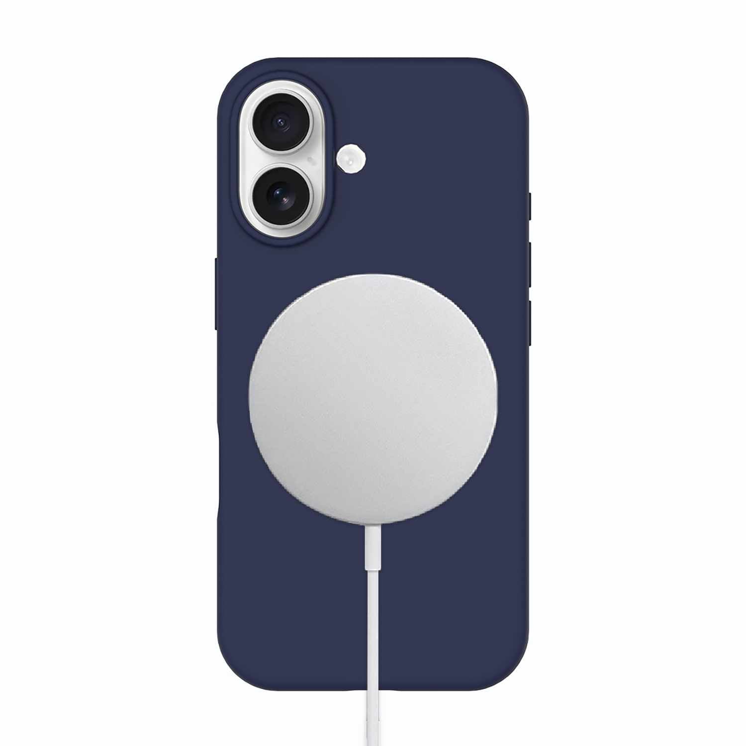 Silicone MagSafe Case iPhone 17e/16e/15/14/13 Navy