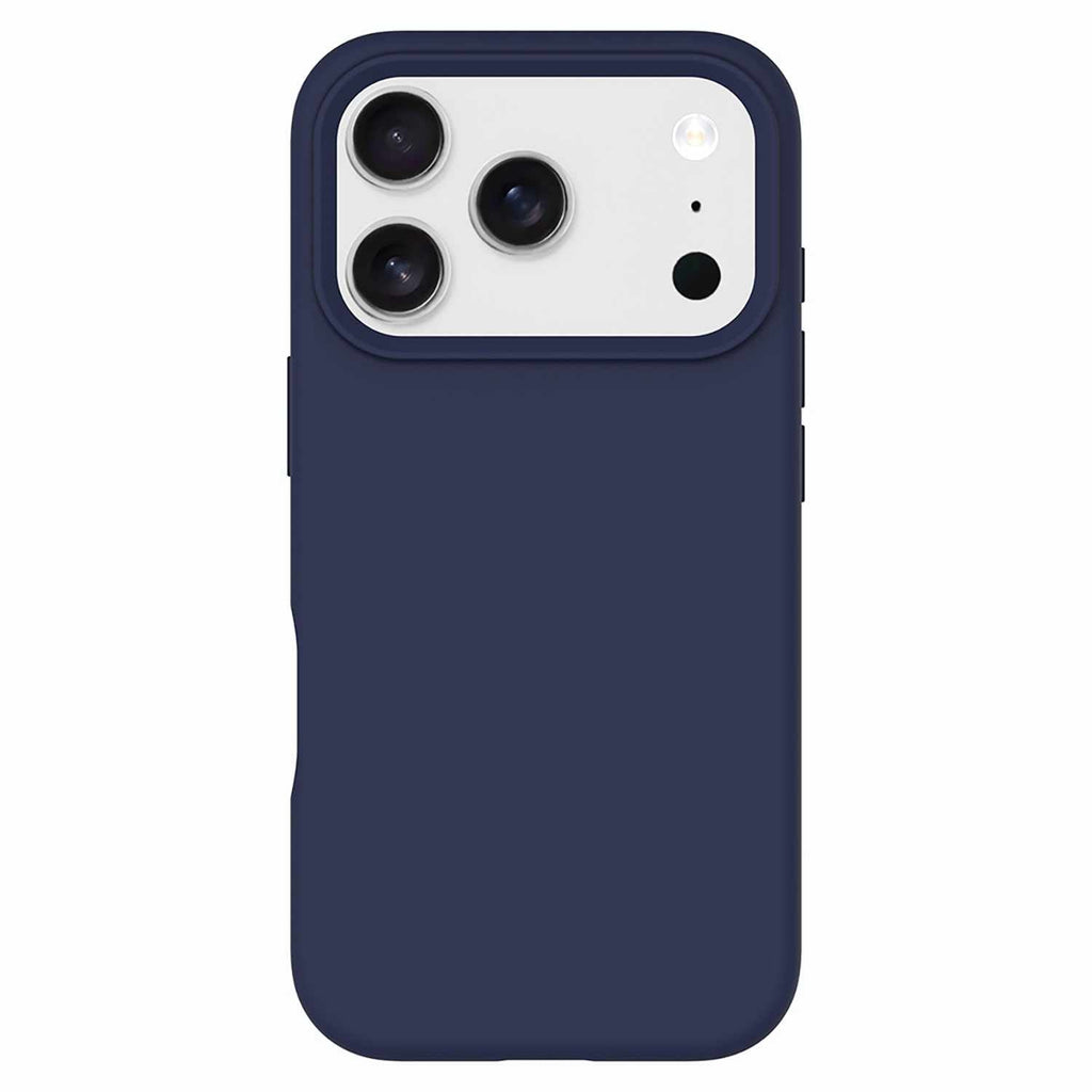 Silicone MagSasfe Case WITH Screen Protector iPhone 17 Pro Max Navy