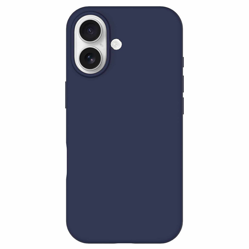 Silicone MagSasfe Case WITH Screen Protector iPhone 17 Navy