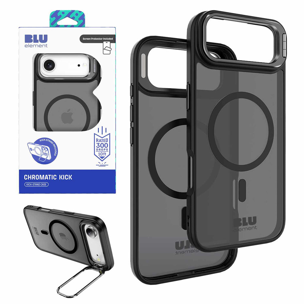 Chromatic Kick MagSafe Case WITH Screen Protector iPhone Air Black