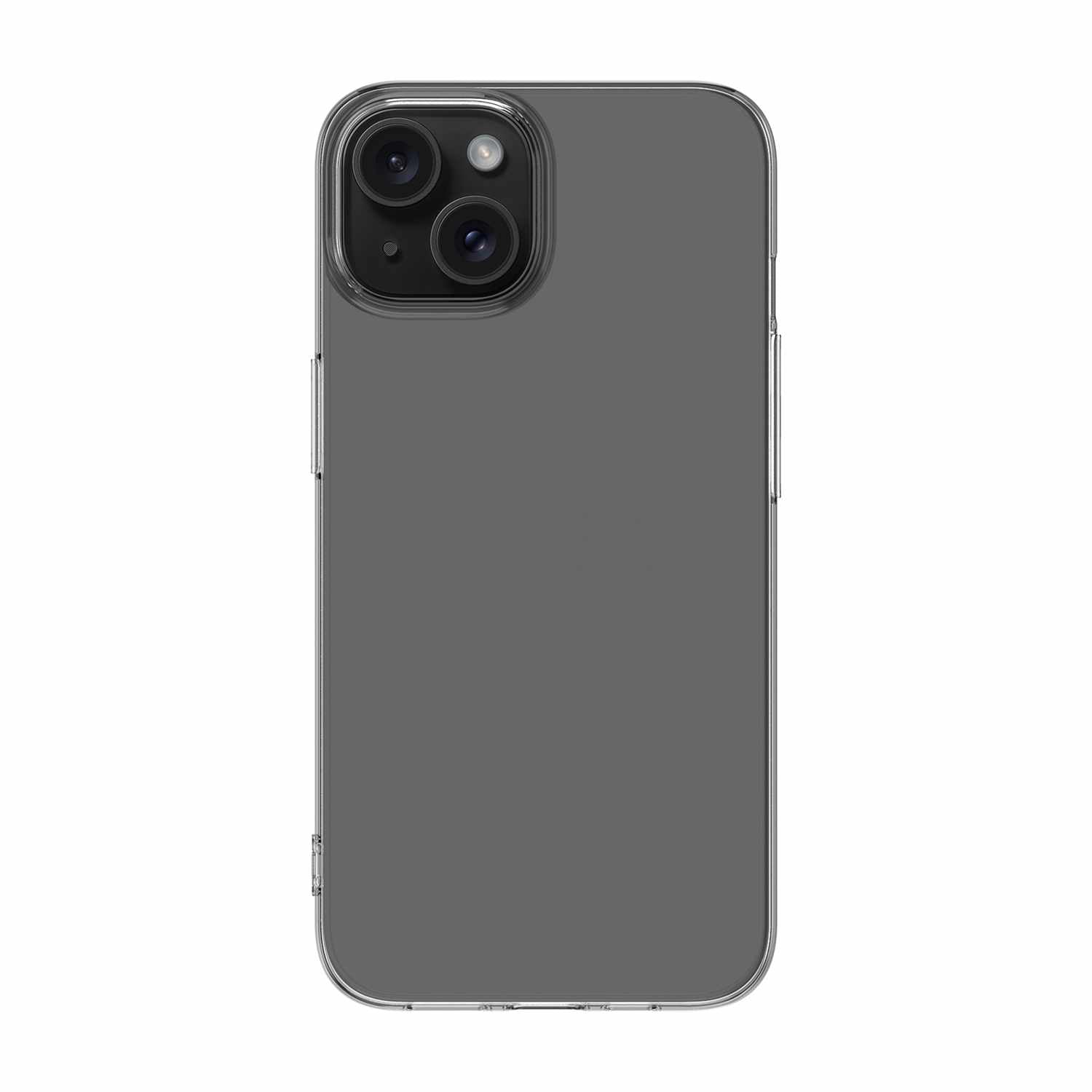 Gelskin Case WITH Screen Protector FOR IPHONE 15 - CLEAR Clear