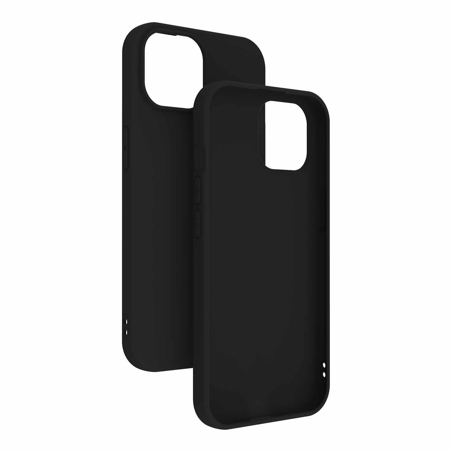 Gelskin Case WITH Screen Protector FOR IPHONE 15 - BLACK Black