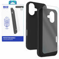Gelskin Case WITH Screen Protector FOR IPHONE 16 - BLACK Black