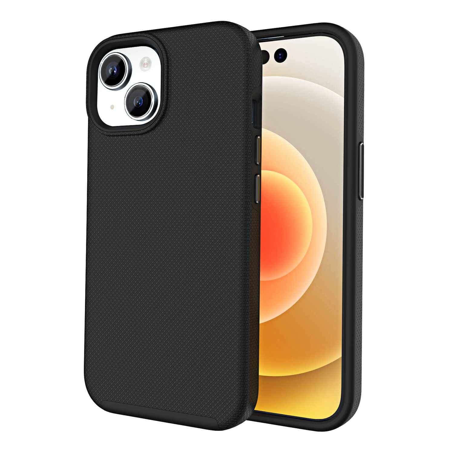 Armour Rugged WITH Screen Protector iPhone 17e/16e/14/13 Black