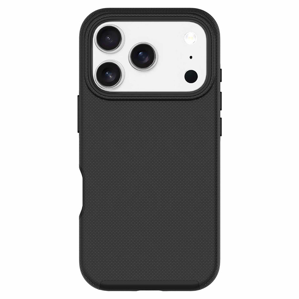 Armour Rugged WITH Screen Protector FOR iPhone 17 Pro - BLACK Black