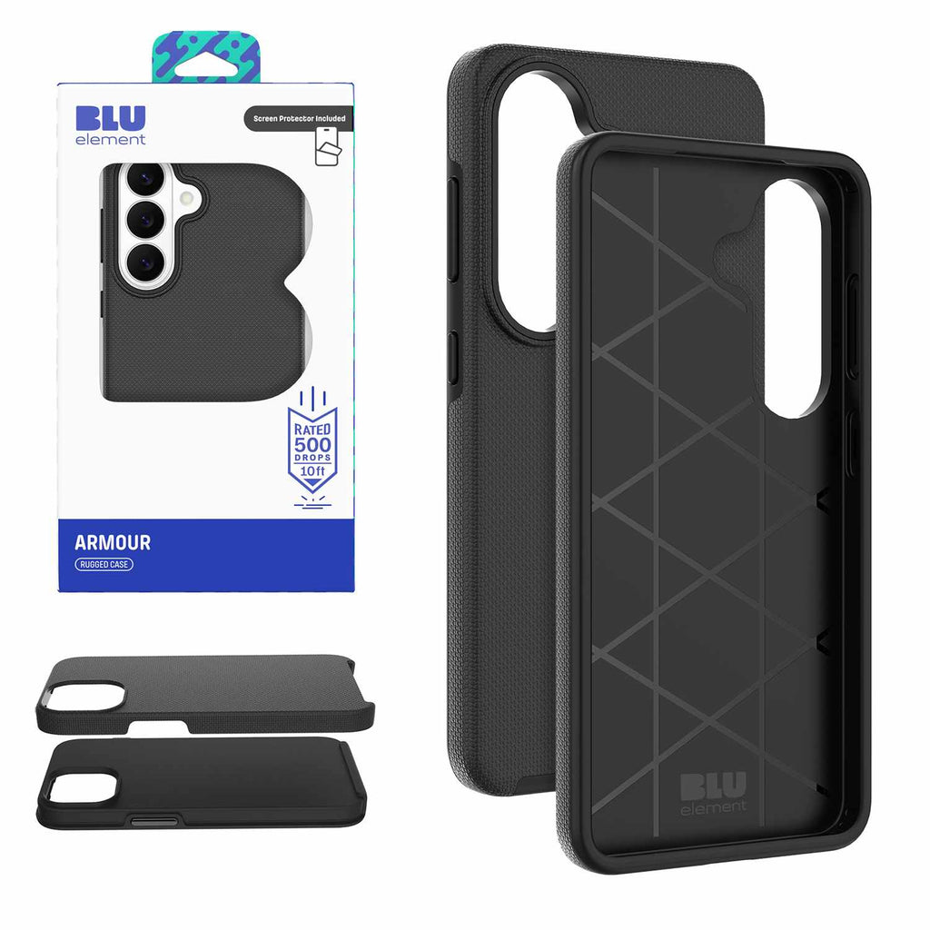 Armour Rugged WITH Screen Protector for Galaxy S26+ Black